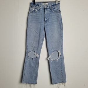 Abercrombie & Fitch 90's Ultra High Rise Jean Size 24 |‎ 00